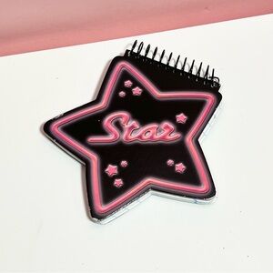 Vintage Y2K 2000s mcbling star notebook